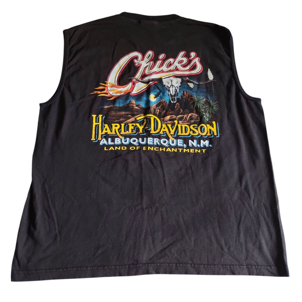 Harley Davidson XL 2004 Chick's Albuquerque, N.M. Sleeveless Tank T-Shirt